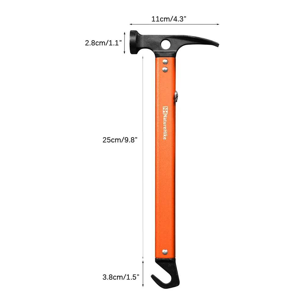 Naturehike アルミ合金キャンプネイルハンマー強力で - Outdoor Camping Utensils のレビューと価格