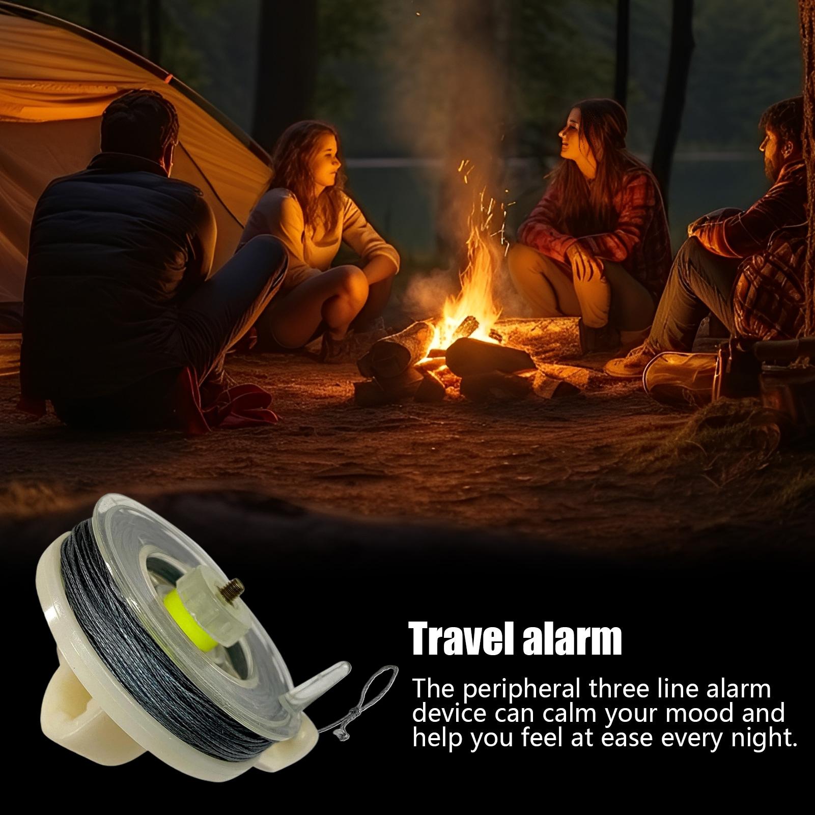 屋外周囲警報トリップワイヤー、再利用可能なリール付き、キャン - Outdoor Camping Extension Cord のレビューと価格