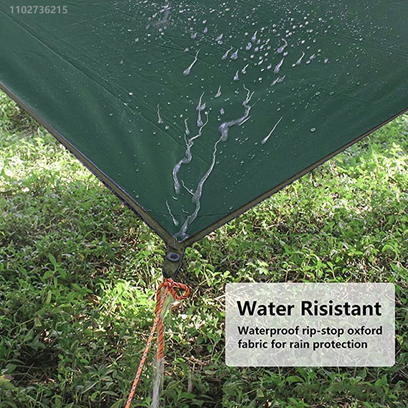 防水日よけ,19の吊り下げポイント,テントタープ,サバイバル - Waterproof Tarp Shelter のレビューと価格