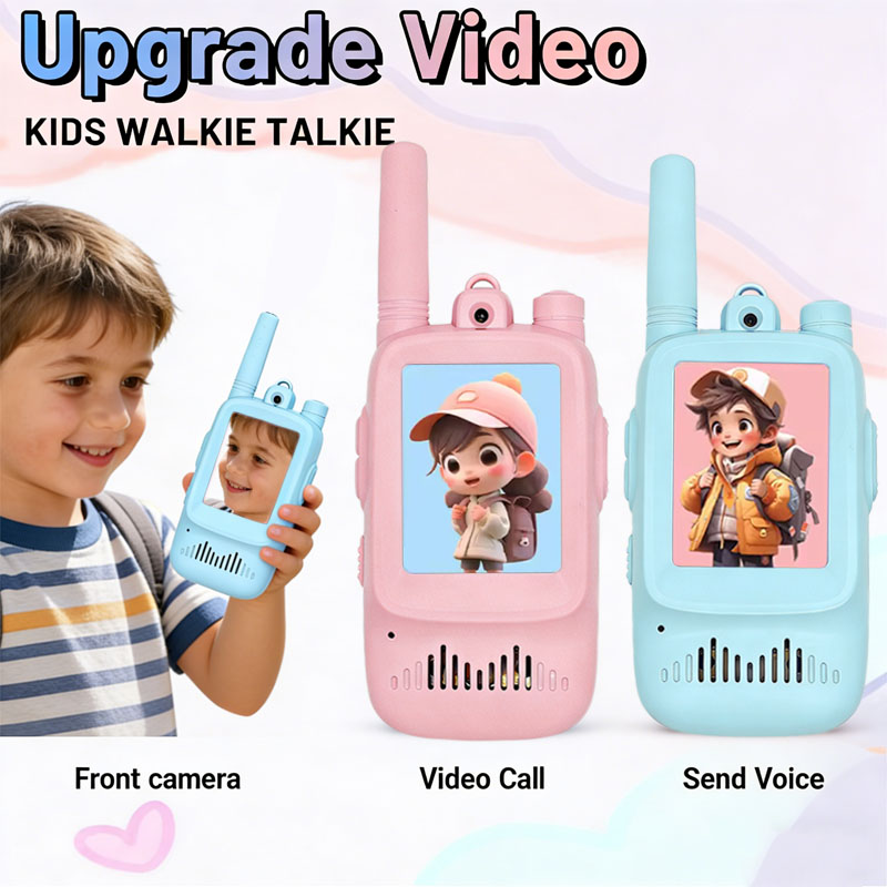 2個セット 子供用ビデオウォーキートーキー 充電式 室内/屋 - Outdoor Camping Videos のレビューと価格