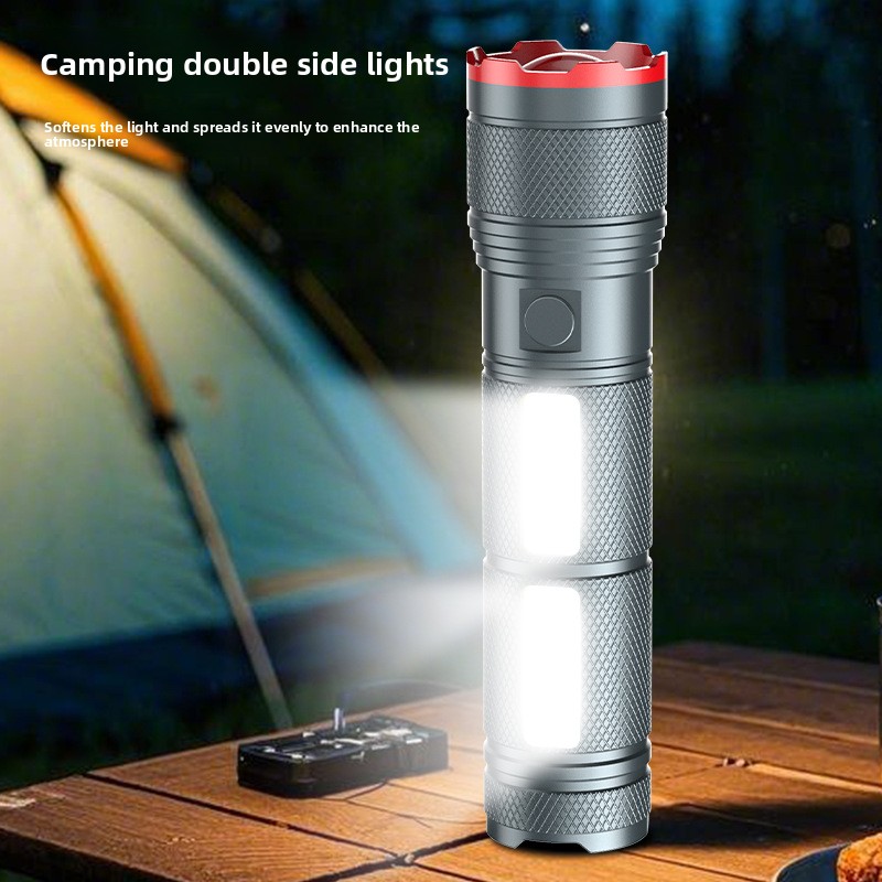 7200mAh ハイライト懐中電灯 COB サイドライト屋外 - Outdoor Camping Lighting のレビューと価格