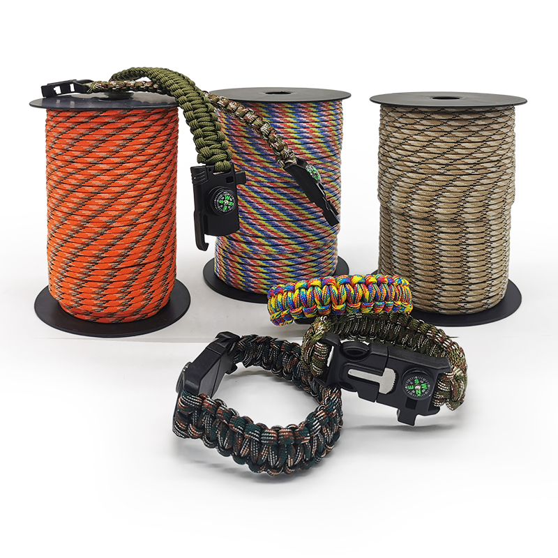 軍用パラコード,100m,550 m,7コア,4mm,屋外ロ - Outdoor Camping Extension Cord のレビューと価格