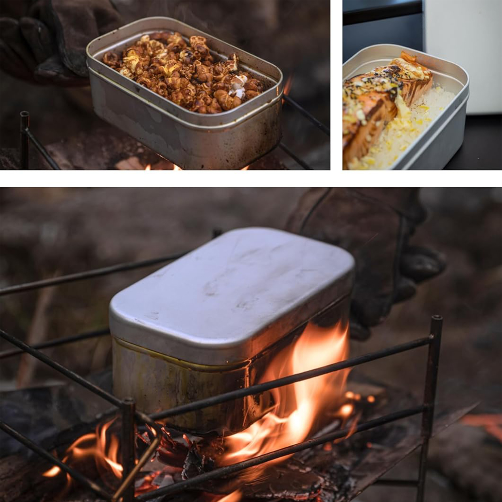 折りたたみ弁当箱ハンドル、大人用ランチコンテナ、アルミキャン - Outdoor Camping Uk のレビューと価格