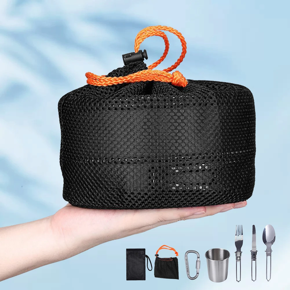 キャンプ調理器具キット ケトル ポット パン クックセット  - Outdoor Camping Utensils のレビューと価格