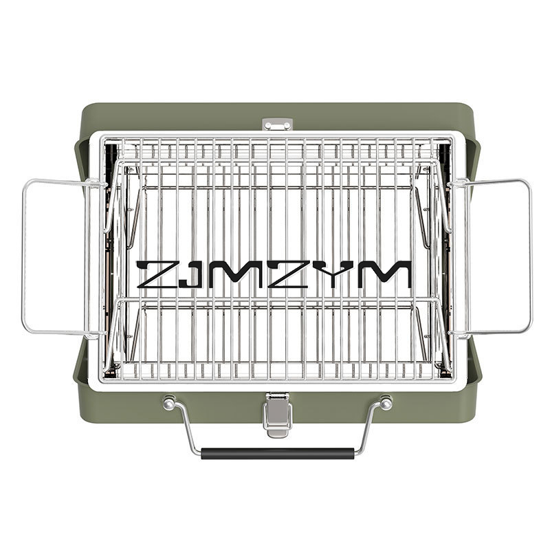 折りたたみ式バーベキューグリル、高さ調節可能、メッシュグリル - Outdoor Camping Griddle のレビューと価格