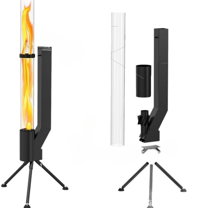 縦型ロケットストーブ - バズーカ型薪ストーブ、アウトドアキ - Outdoor Camping Stove Wood のレビューと価格