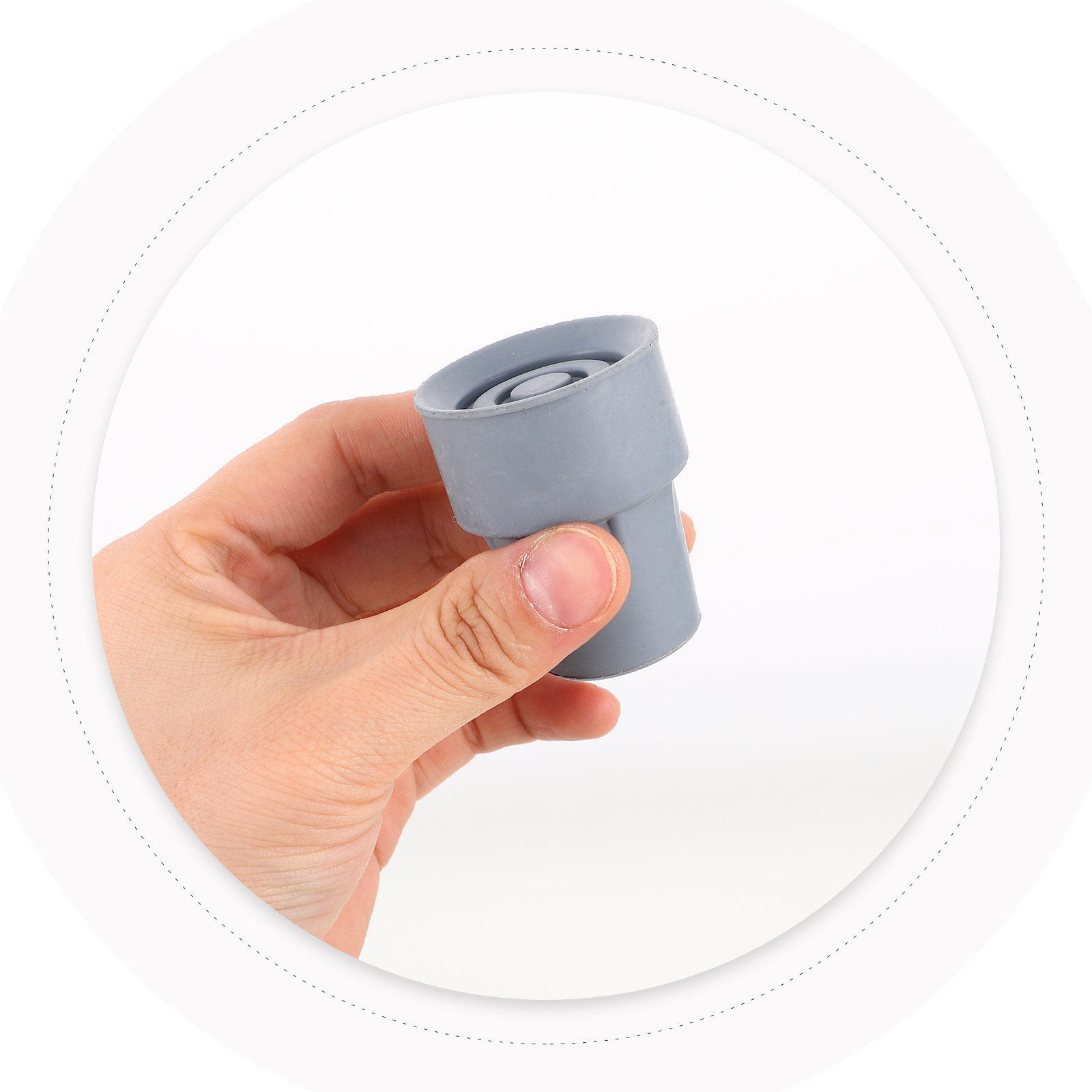 交換用ゴム製杖先端滑り止めウォーキングスティックフットパッド - Trekking Poles のレビューと価格