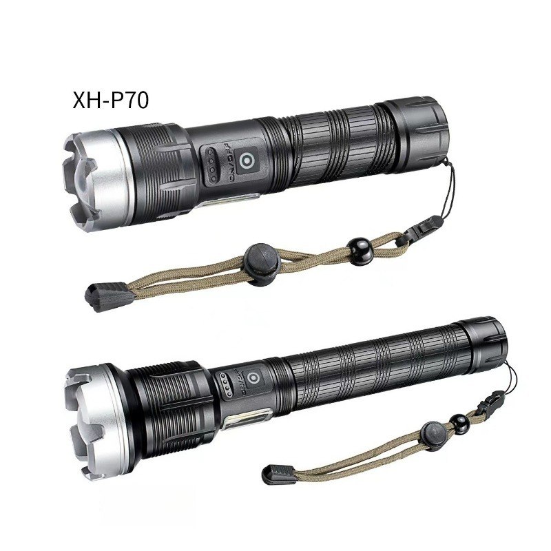 ハイパワー LED 懐中電灯伸縮式長距離パワーディスプレイズ - Outdoor Camping And Fishing のレビューと価格