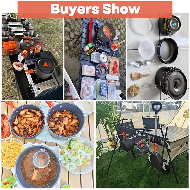 キャンプクッキングセット キャンプ調理器具 旅行用食器 アウ - Outdoor Camping Uk のレビューと価格